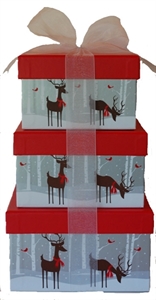 Picture of Reindeer Gift Tower